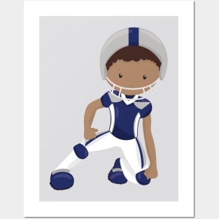 African American Boy, Rugby, American Football Posters and Art